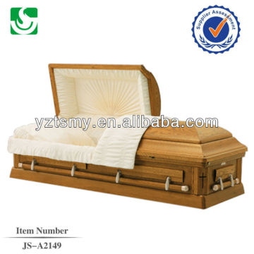New design wooden cheap wholesale casket for cremation